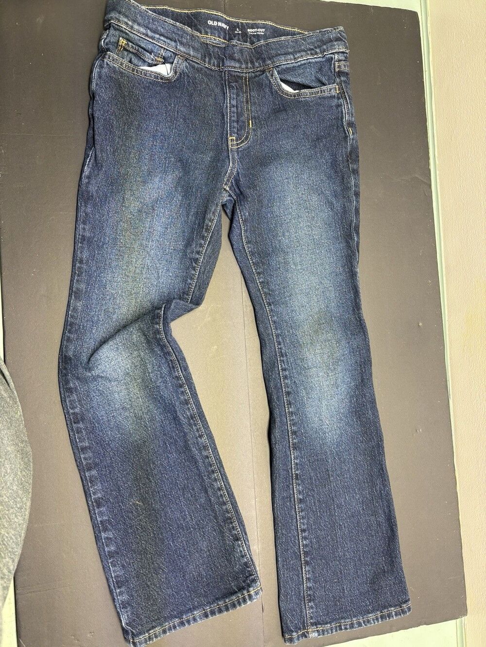 Old Navy Girls Size Large (10-12) Dark Wash Wow Pull-On Jeans